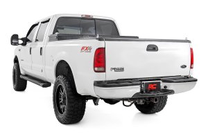 Ford F-350 Super Duty Aluminum Running Boards - Rough Country - HD2 - Black - '99-'16 Ford F-350 Super Duty Aluminum Running Boards - Rough Country - HD2 - Black - '99-'16